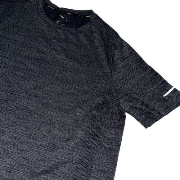 Russell Mens Dri-Power Performance T-Shirt Size L Gray Heather Short-Sleeve Ligh - Picture 4 of 10